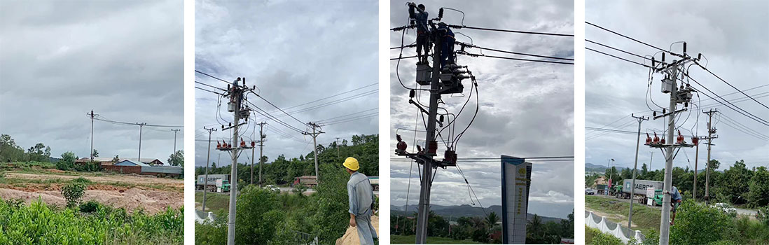 Installation of Outdoor Breakers for the Cambodian Special Zone