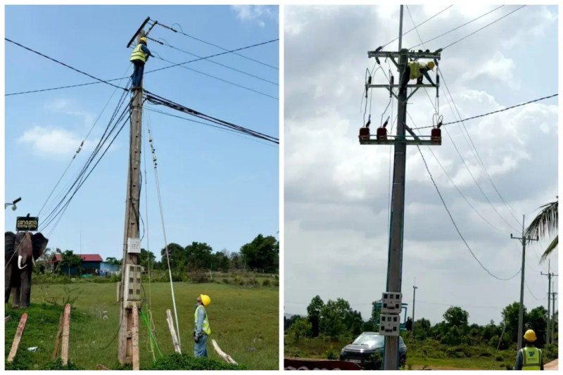 Successful power transmission | The temporary transformer and external line project of Suzhou Industrial Park in Cambodia were successfully powered on and delivered within 30 days