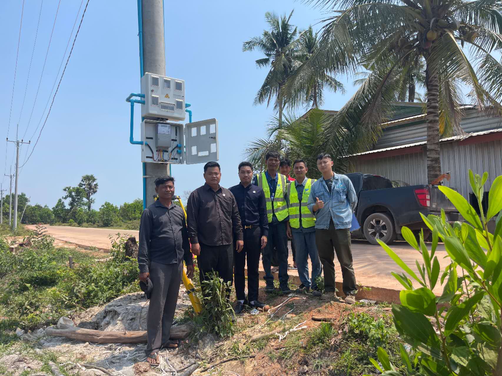 The external line project of Suzhou Industrial Park in Cambodia has passed the acceptance inspection and officially transmitted power, and the one-stop power so