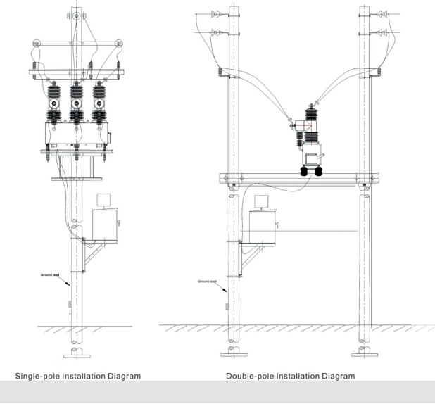 WSD-ZW32-24D Outdoor AC high voltage vacuum circuit breaker